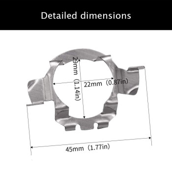 Huiqiaods H7 Led Headlight Bulb Adapter Holder Socket For Jetta Mercedesbenz Audi Bmw E85 X5 New Bora Sagitar 2 Pack