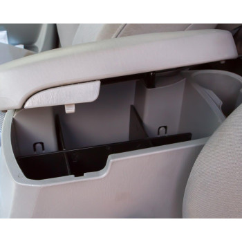 Oxgord Center Console Organizer Compatible With Toyota Tacoma 0515 Custom Fit Insert For Armrest Lid Compartment