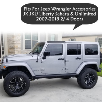 Side Door Handle Inserts Cover Trim Fits For Jeep Wrangler Accessories Jk Jku Liberty Sahara Unlimited 20072018 Exterior Grab