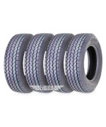 Free Country 4 Premium Trailer Tires St 20575D15 F7815 Deep Tread 11021