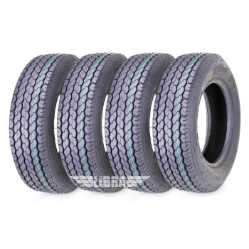 Free Country 4 Premium Trailer Tires St 20575D15 F7815 Deep Tread 11021