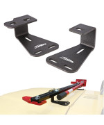 Alavente High Lift Jack Mount Hinge Mounting Hood Bracket For Jeep Wrangler Cj 19441986 Yj 19871995 Tj 19972006 Pair Bl