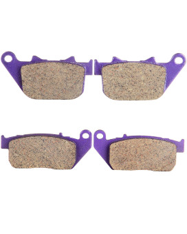 Front And Rear Carbon Fiber Brake Pads For Sportster 1200 Custom Xl1200C 20042012 2011