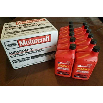 Motorcraft Xt5Qmc Mercon V Automatic Transmission Fluid Case Of 12 Quarts