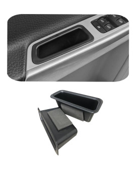 Vesul Front Row Door Side Storage Box Compatible With Volvo S60 20092017 2018 V60 20092017 2018 Armrest Phone Container Door O