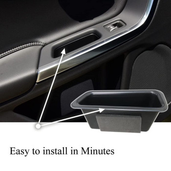 Vesul Front Row Door Side Storage Box Compatible With Volvo S60 20092017 2018 V60 20092017 2018 Armrest Phone Container Door O