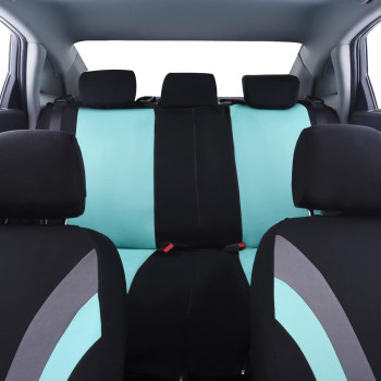 Car Pass Line Rider Sporty Cloth 11Pcs Universal Fit Car Seat Cover 100 Breathable With 5Mm Composite Sponge Inside Airbag Com