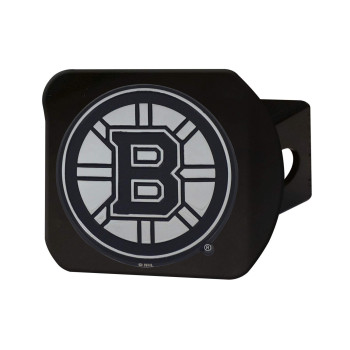 Fanmats 20991 Boston Bruins Black Metal Hitch Cover With Metal Chrome 3D Emblem