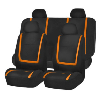 Unique Flat Cloth Seat Covers - ORANGE