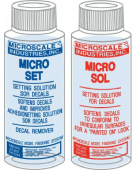 Decal Setting Solutionmicro Scale Micro Sol 102 Micro Set 101 Package Decal