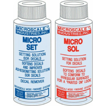 Decal Setting Solutionmicro Scale Micro Sol 102 Micro Set 101 Package Decal