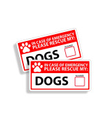 1St Responder Emergency Dog Dogs Puppy Rescue Decal Sticker Fireman 1St First Aid Fire Pet