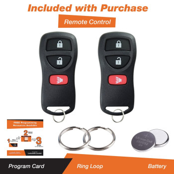 Discount Keyless Key Fob Keyless Entry Car Remote For Nissan Infiniti Kbrastu15 Cwtwb1U733 2 Pack