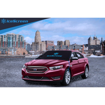 Icescreen Ice And Snow Windshield Cover Fits Most Regular To Medium Sized Cars And Trucks Black