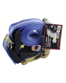 Erickson 58523 Etrack Ratchet Strap With Roller Idler 2 Wide X 12 Long 3300 Lb Load Capacity 1 Pack