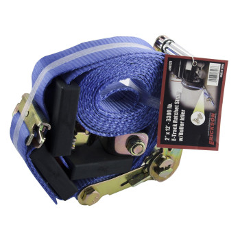 Erickson 58523 Etrack Ratchet Strap With Roller Idler 2 Wide X 12 Long 3300 Lb Load Capacity 1 Pack