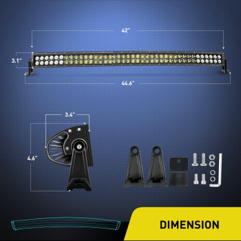 Nilight 71014Ca 42 240W Spot Flood Combo High Power Led Driving Lamp Led Light Bar Off Road Fog Driving Work Lights For Suv