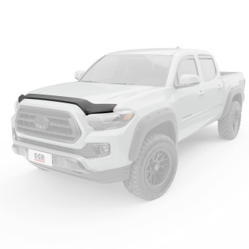 Exhaust Gas Recirculation 305085 SuperGuard Matte Black Hood Shield for 2016-2018 Toyota Tacoma