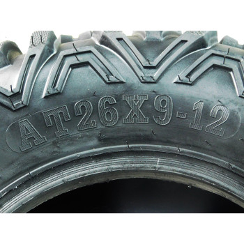 Set Of 4 26X912 26X1112 Kt Massfx Big Tire Set 4 Atv Tubeless Tires 6 Ply 26 Horn 26X9X12 26X11X12