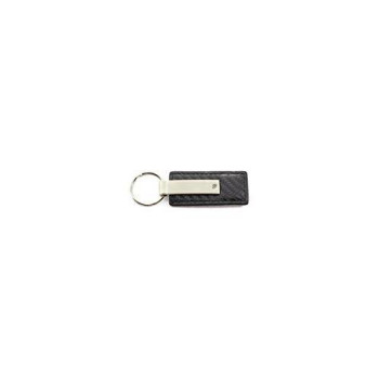 Automotive Gold Inc Officially Licensed Black Carbon Fiber Texture Leather Key Chain For Ford Raptor