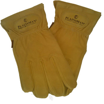 Plainsman Leather Gloves 2 Pair Medium