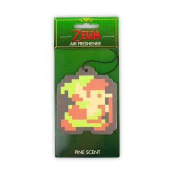 Zelda Pixelized Link Air Freshener Licensed Nintendo Accessories Perfect Accessory For Car Home Office Pine Scent