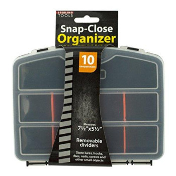 Kole Imports Hr417 Snapclose Tool Organizer Case