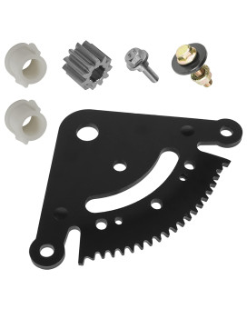 Caltric Steering Sector Pinion Gear With Bushings Compatible With John Deere La130 La135 La140 La145