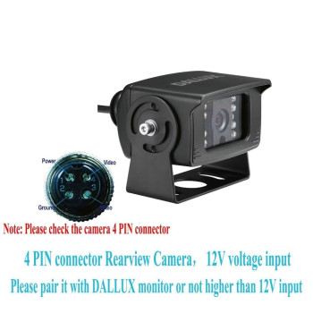 Bus Truck Vehicle Backup Cameras Wide View Angle Cab Cam Rearview Reverse Waterproof Night Vision 4 Pin Cam For Travel Trailerp