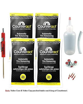 Counteract Diyk10 Do It Yourself Tirewheel Balancing Beads Kit Off Road Mediumheavy Duty Truck Tires 4 10Oz Diy Bead B