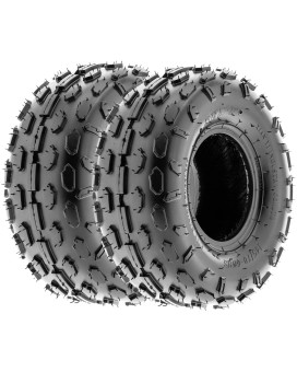 Sunf 145706 Atv Utv Knobby Tire 14570X6 Light Weight 6 Pr A015 Pair Of 2