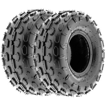 Sunf 145706 Atv Utv Knobby Tire 14570X6 Light Weight 6 Pr A015 Pair Of 2