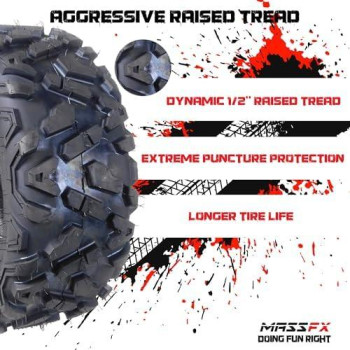 Two 26X1112 Kt Massfx Big Tire Set Two Atv Tires Six Ply 26 Horn