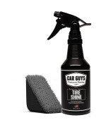 Car Guys Tire Shine Spray The Perfect Shine Durable And User Friendly Tire Dressing Long Lasting Uv Protection 18 Oz Kit