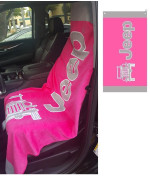 Pink jeep towel 2 go