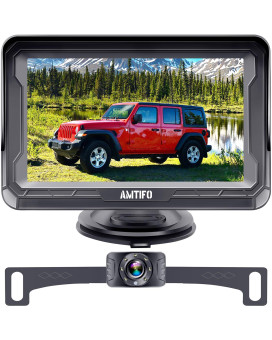 Backup Camera 43Inch For Car Plugplay Easy Setup Rear View Camera For Trucks Suvs Vans Hd 1080P Reverse Camera With Color