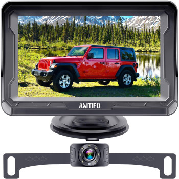 Backup Camera 43Inch For Car Plugplay Easy Setup Rear View Camera For Trucks Suvs Vans Hd 1080P Reverse Camera With Color