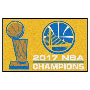 Golden State Warriors 2017 NBA Champions Starter Mat Accent Rug - 19in. x 30in.