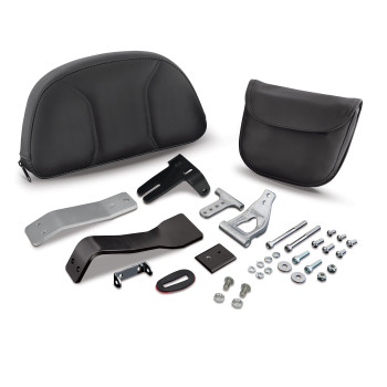 Show Chrome Accessories 41168A Removable Smart Mount Backrest Can Am Spyder Rt Black