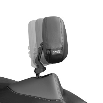 Show Chrome Accessories 41168A Removable Smart Mount Backrest Can Am Spyder Rt Black