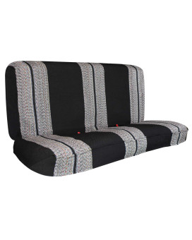 Leader Accessories Saddle Blanket Black Full Size Pickup Trucks Bench Seat Cover Universal Work With Bench Seats