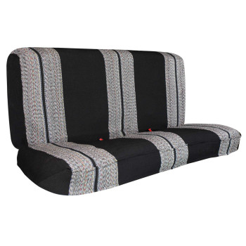 Leader Accessories Saddle Blanket Black Full Size Pickup Trucks Bench Seat Cover Universal Work With Bench Seats