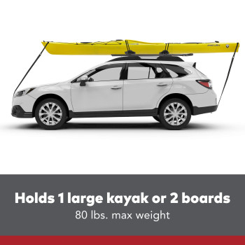 Yakima Showdown Rooftop Mounted Loadassist Kayak And Sup Rack For Vehicles Carry 1 Kayak Or 2 Sup Boards