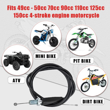 46 Throttle Cable For Honda Crf50 Xr50 Z50 Z50R Xr70 Crf70 Xr80 Crf80 Xr100 Crf100 50Cc 70Cc 90Cc 110Cc 125Cc 140Cc 4Stroke E