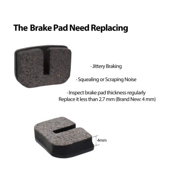 1Pz Dp2001 Brake Pads For Motovox Mbx10 79Cc Mini Bike Rear Brake Pads Mbx10 Parts New 2 Pack