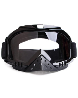 Dmeixs Motorcycle Goggles Motocross Goggles Grip For Helmet Windproof Dustproof Anti Fog Helmet Goggles For Atv Off Road Racing