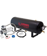 Vixen Horns 25 Gallon 95 Liter Trainair Horn Tank With 200 Psi Compressor Onboard Systemkit 12V Vxo8325