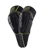 Evs Sports Tp199 Knee Shin Guard Black Hiviz Yellow Largexlarge