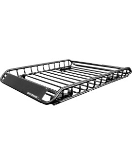 Maxxhaul 70115 46 X 36 X 412 Roof Rack Rooftop Cargo Carrier Steel Basket Car Top Luggage Holder For Suv And Pick Up Tr