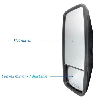 Side Door Mirror Lh For Isuzu Npr Nprhd Nqr Nrr Chevrolet Gmc W4500 W5500 30L 52L 60L 0824 Without Heating Driver Side